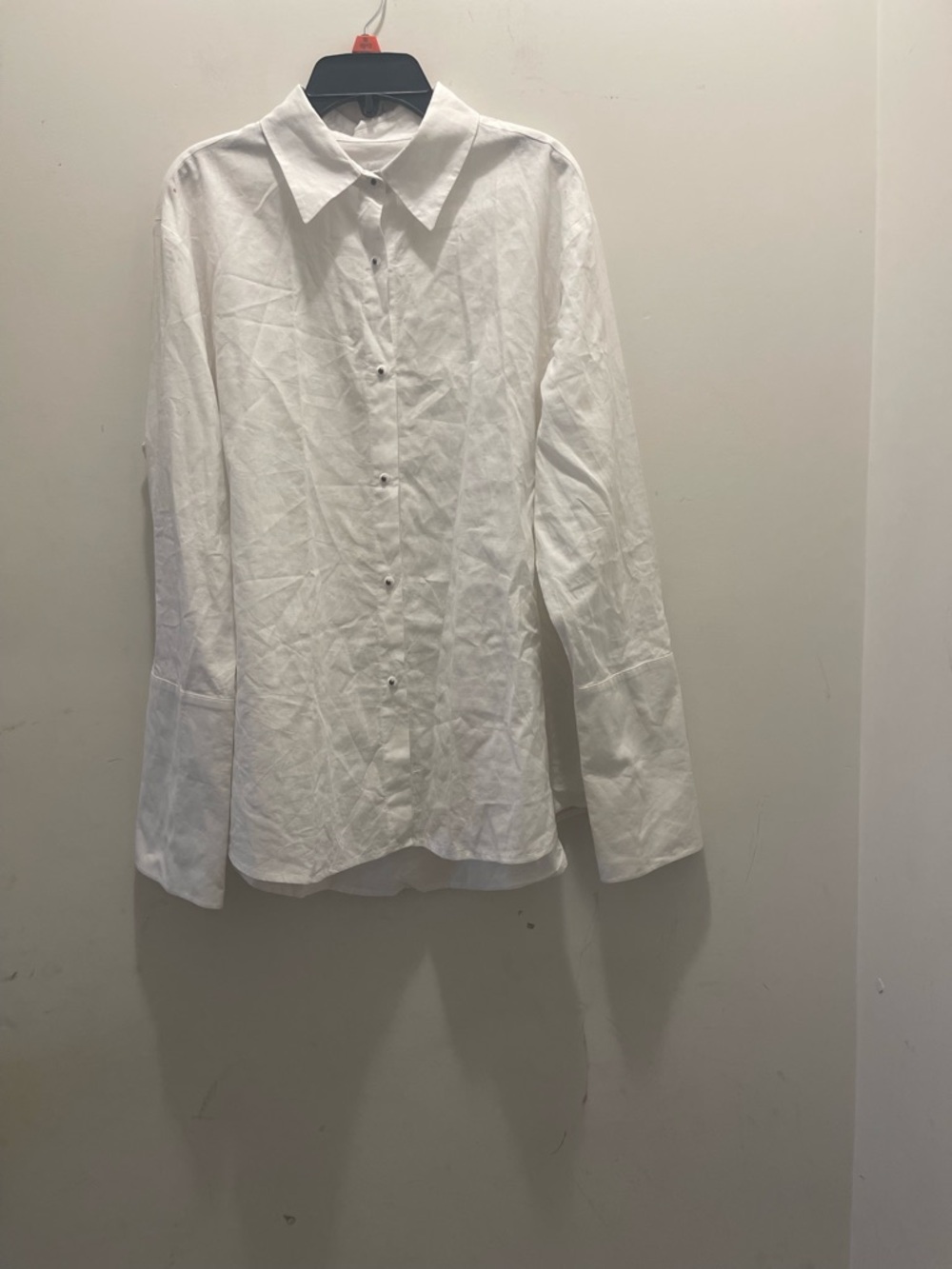Nisha Nonoo Linen Blend Button Down Shirt